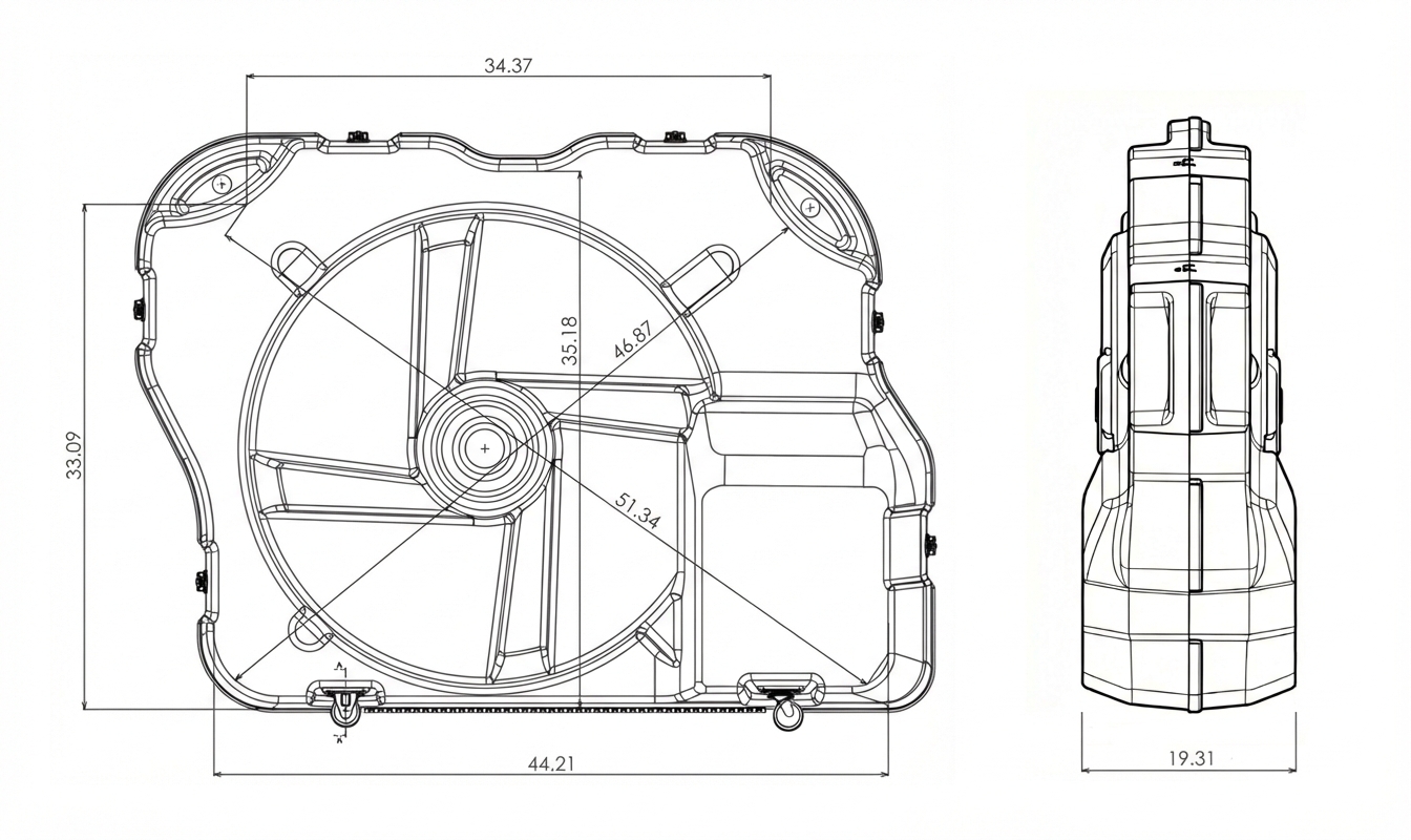 Dimensions in inches